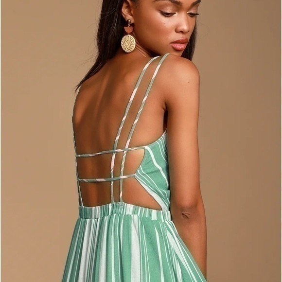 Lulus Dresses & Skirts - Lulus Oceanside Striped Skater Dress Size Small